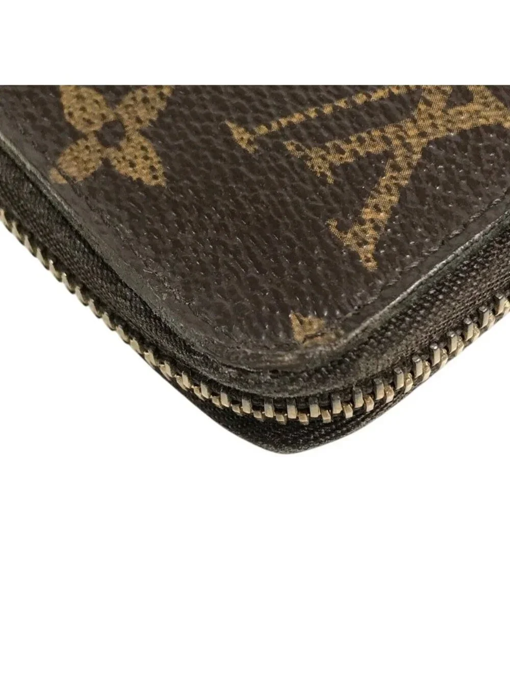 Louis Vuitton Wallet Zippy Monogram Canvas Brown